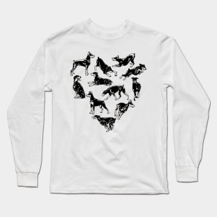 Doberman's Heart Long Sleeve T-Shirt